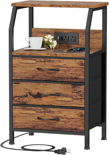 Night stand with charging - night,