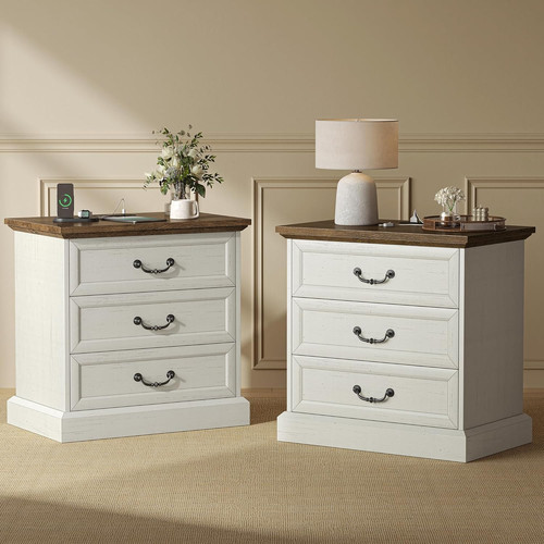 Huuger nightstand with - nightstand,